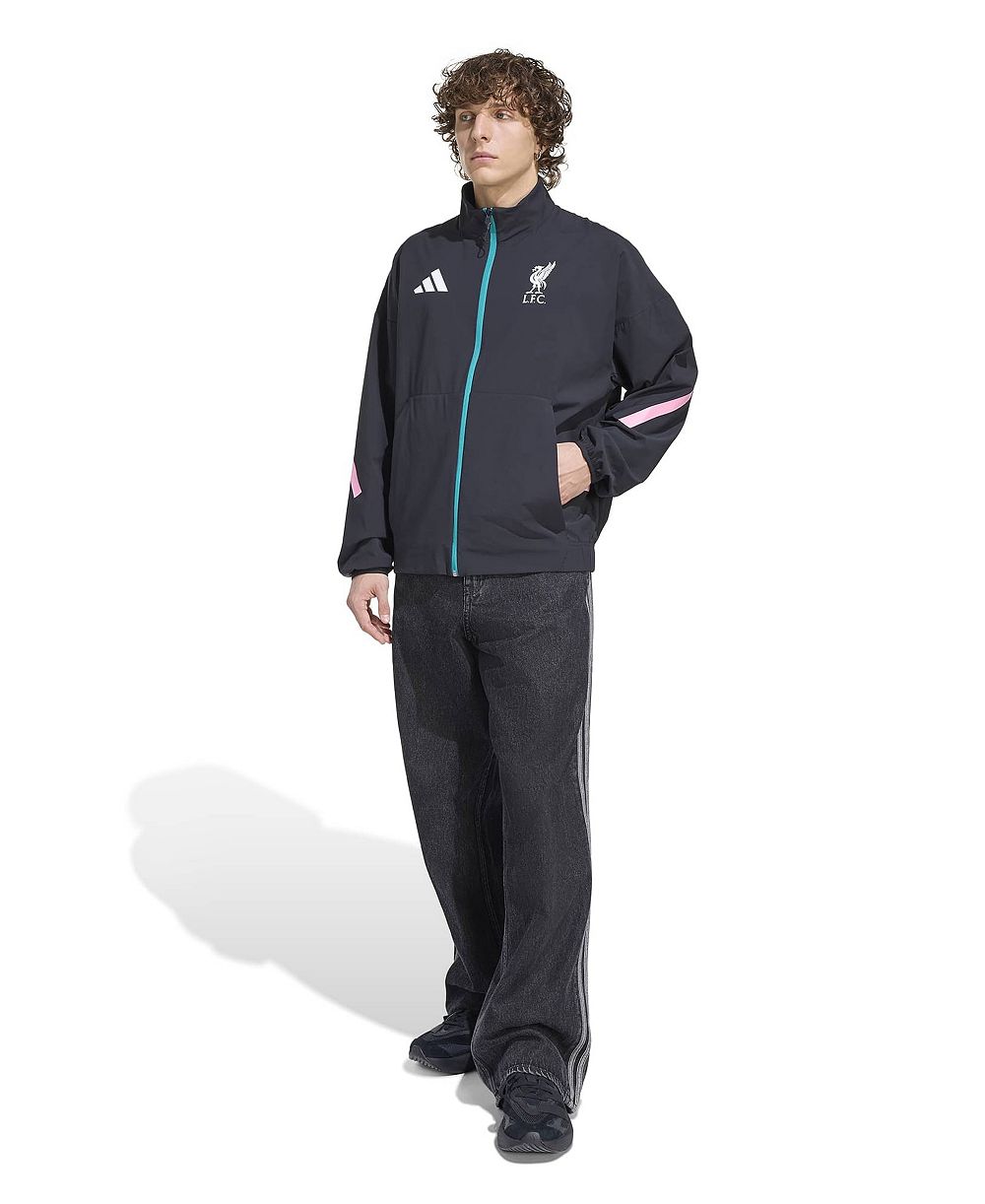 adidas Men's Liverpool Anthem Lightweight Full-Zip Jacket