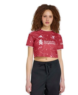 Женская укороченная реплика джерси adidas Liverpool 2026/27