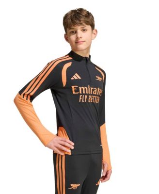 Adidas Boys' and Girls' Tiro Arsenal FC Quarter-Zip Mock Neck Training Top