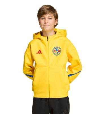 adidas толстовка с капюшоном на молнии Club America 2025/26 Club Anthem для мальчиков и девочек
