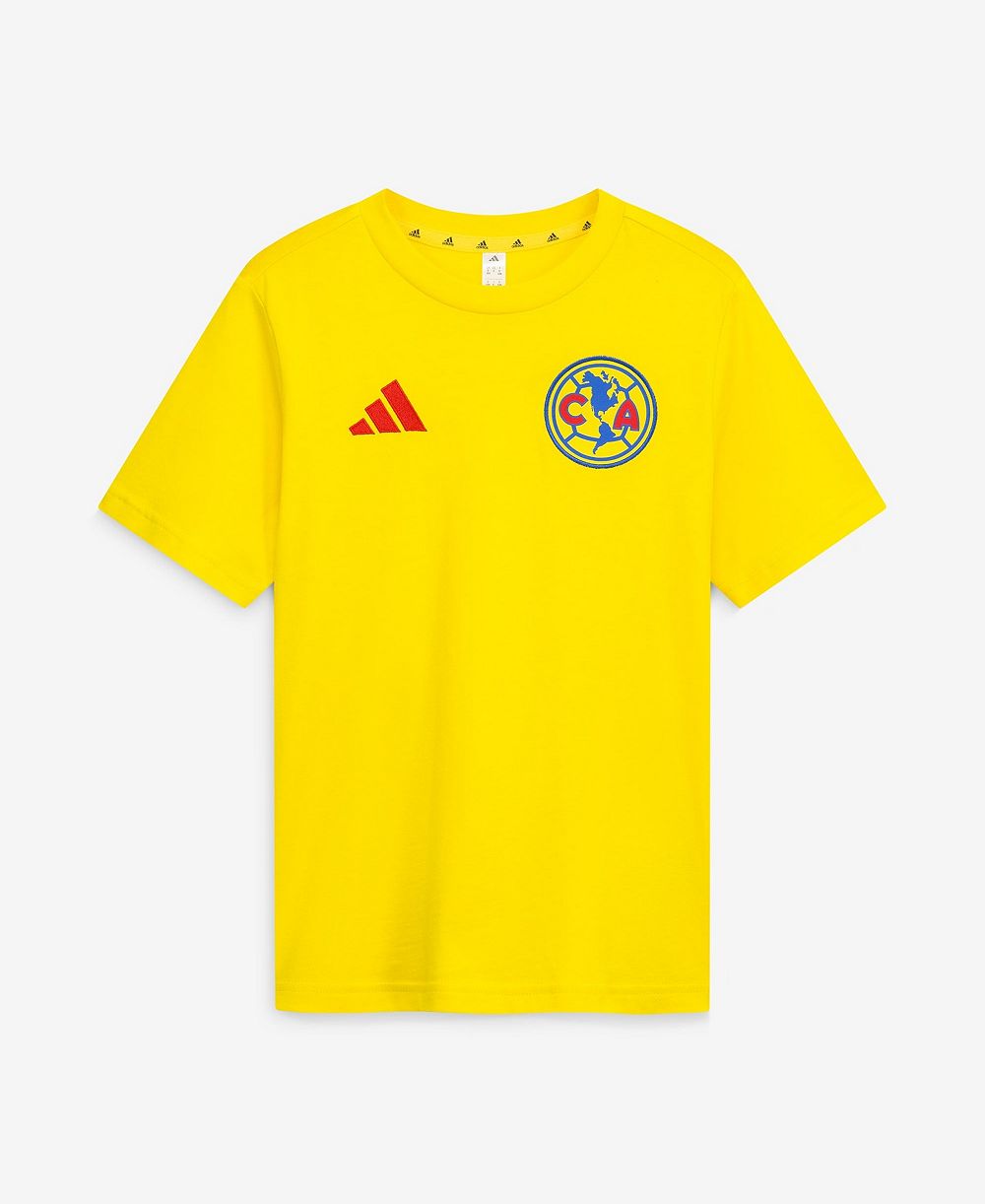 adidas Boys' and Girls' Club America Culturewear Short-Sleeve Crewneck T-Shirt