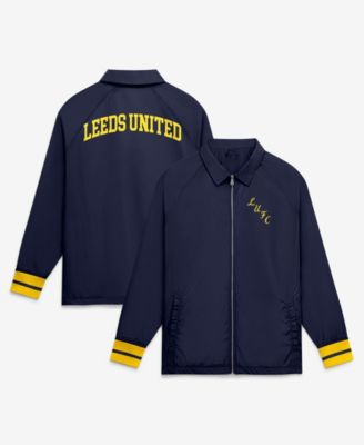 Мужская легкая куртка Fanatics с полным zipperом в стиле классического тренера Leeds United