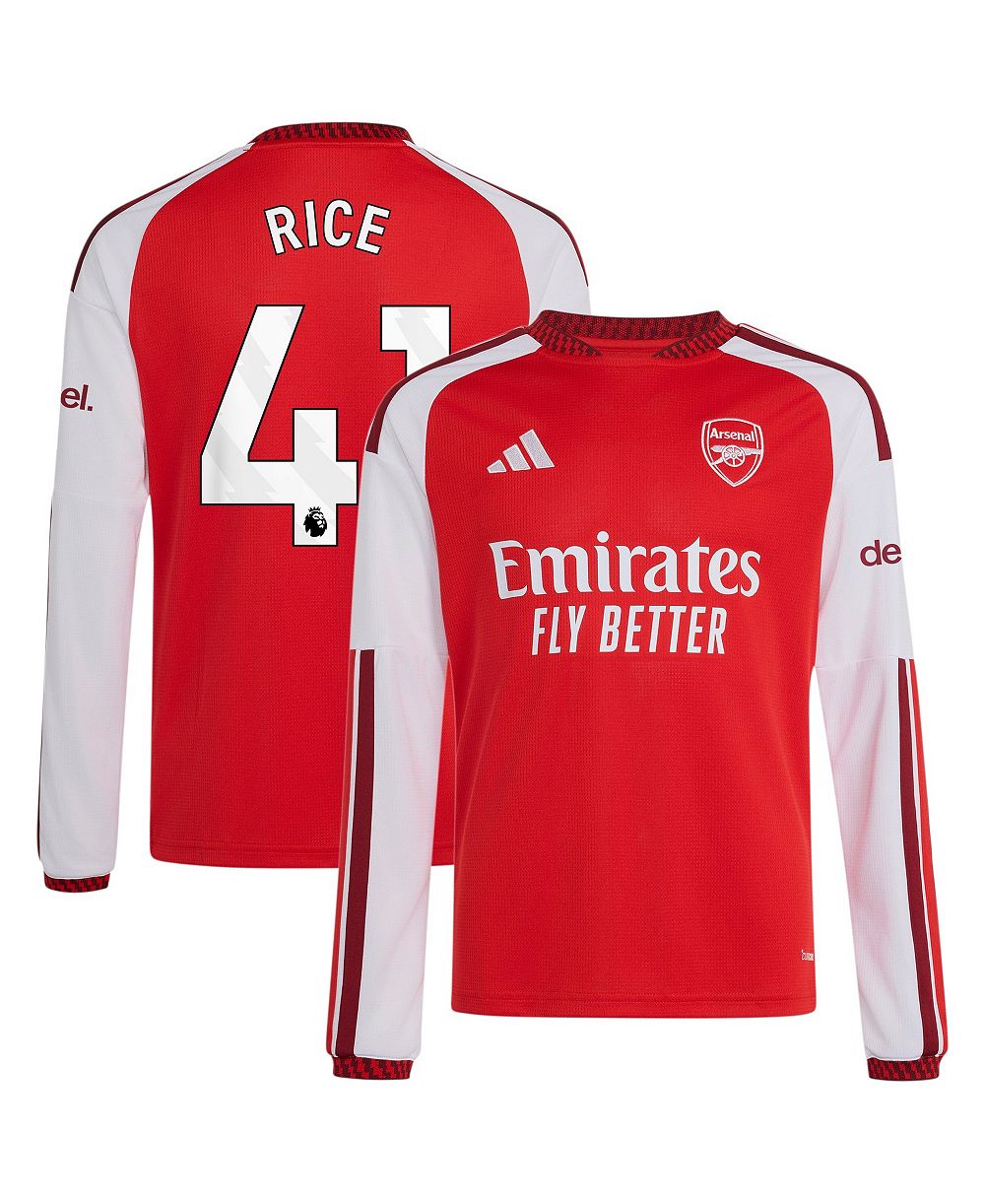 Мужская/детская длинная футболка adidas Declan Rice 2026/27 Home Arsenal