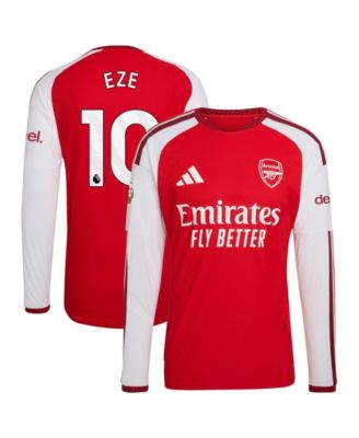 Мужская игровая футболка Adidas Arsenal FC Эберечи Эзе, приталенная, длинный рукав
