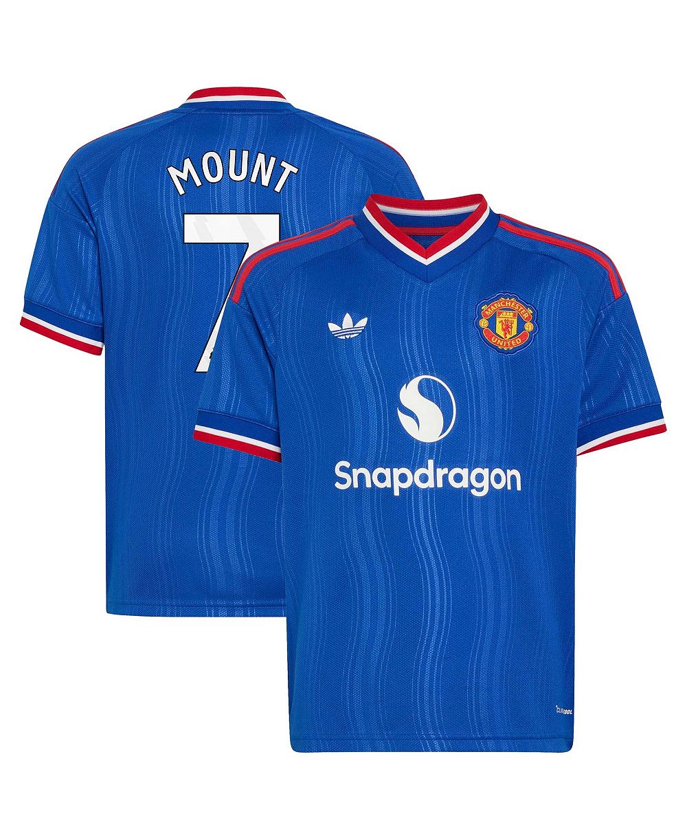 adidas детская реплика домашней футболки Manchester United Мейсона Маунта 2026/27, для мальчиков и девочек