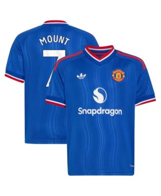 adidas детская реплика домашней футболки Manchester United Мейсона Маунта 2026/27, для мальчиков и девочек