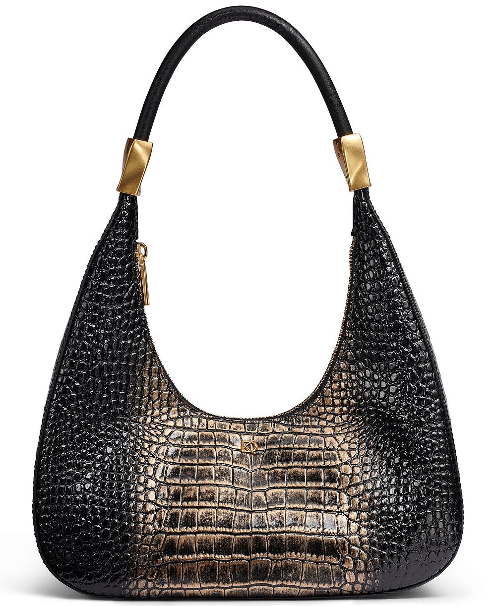 Donna Karan New York Quogue Small Leather Shoulder Handbag
