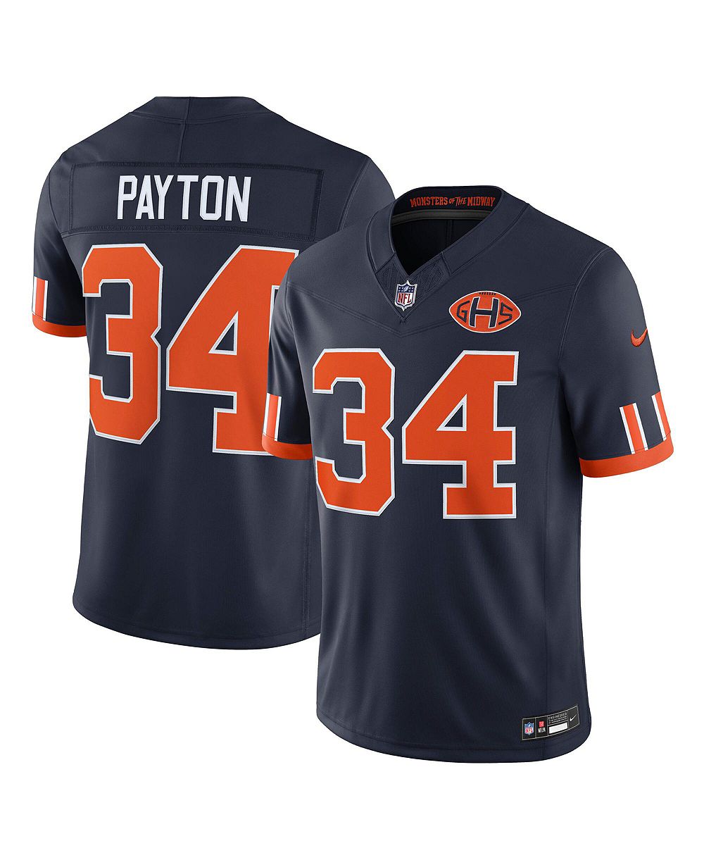 Nike Men's Walter Payton Navy Chicago Bears 2026 Rivalries Collection Vapor F.U.S.E Stitched Limited Jersey