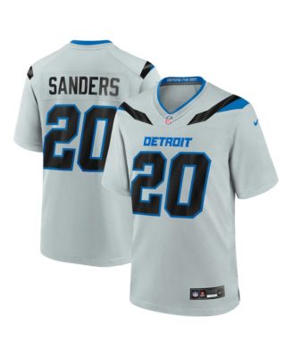 Nike Men's Barry Sanders Silver Detroit Lions 2026 Rivalries Collection Game Jersey