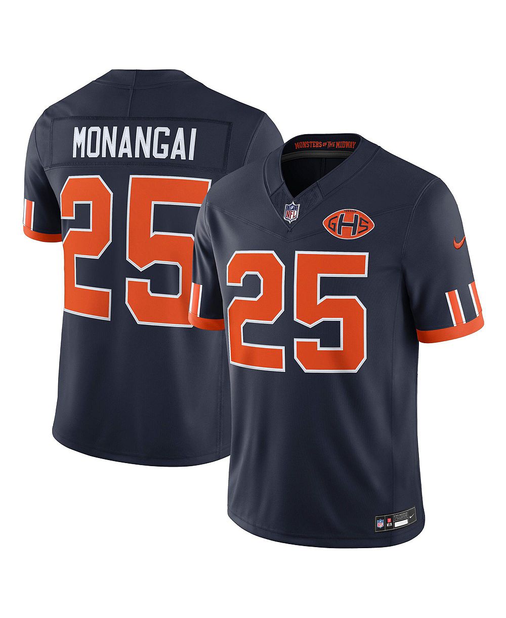Nike Men's Kyle Monangai Navy Chicago Bears 2026 Rivalries Collection Vapor F.U.S.E Stitched Limited Jersey