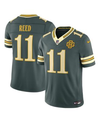 Nike Мужская ограниченная вышитая джерси Jayden Reed Green Bay Packers 2026 Rivalries Collection Vapor F.U.S.E