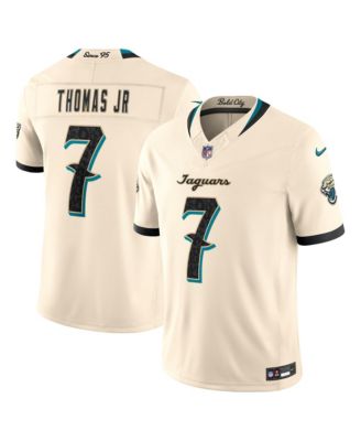Nike Men's Brian Thomas Jr. Natural Jacksonville Jaguars 2026 Rivalries Collection Vapor F.U.S.E Stitched Limited Jersey