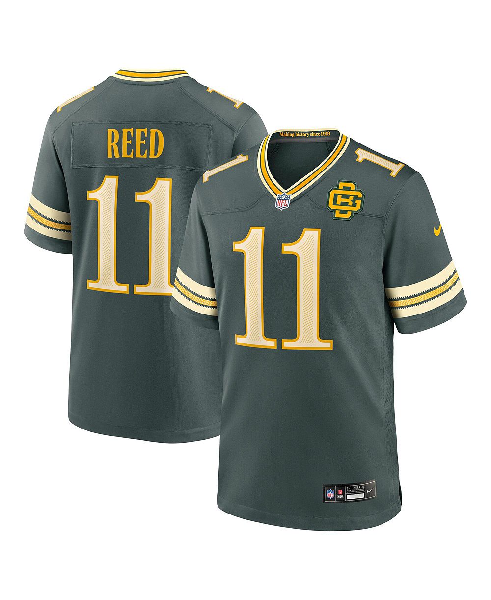 Nike Men's Jayden Reed Green  Bay Packers 2026 Rivalries Collection Game Jersey