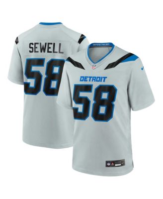 Nike мужская игровая джерси Detroit Lions 2026 Rivalries Collection, Penei Sewell, Silver