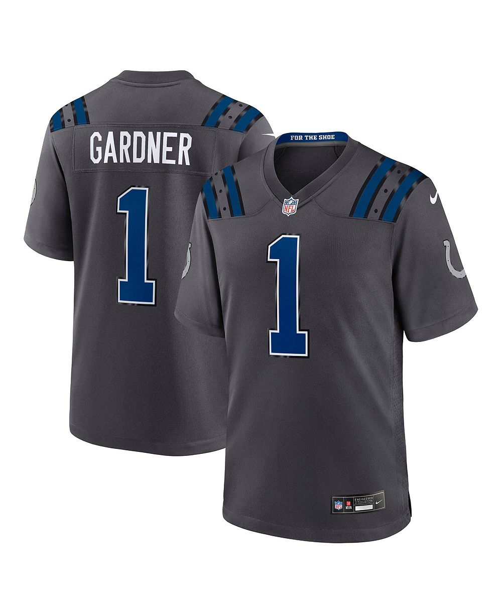 Nike мужская антрацитовая джерси Ahmad Sauce Gardner Indianapolis Colts 2026 Rivalries Collection Game
