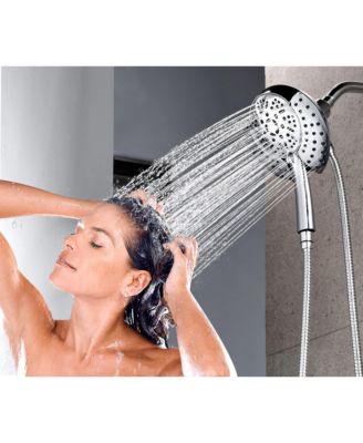 CYQBD 2 In 1 Dual Shower Head Handheld Rainfall 9 Spray Modes