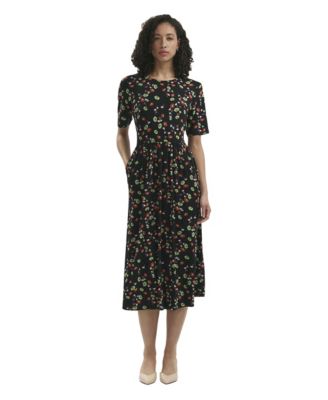 Finery London Women's Kathryn Floral Midi T-Shirt Dress