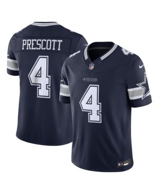 Мужская ограниченная серия футболок Nike Dak Prescott Navy Dallas Cowboys Team Vapor F.U.S.E. Stitched