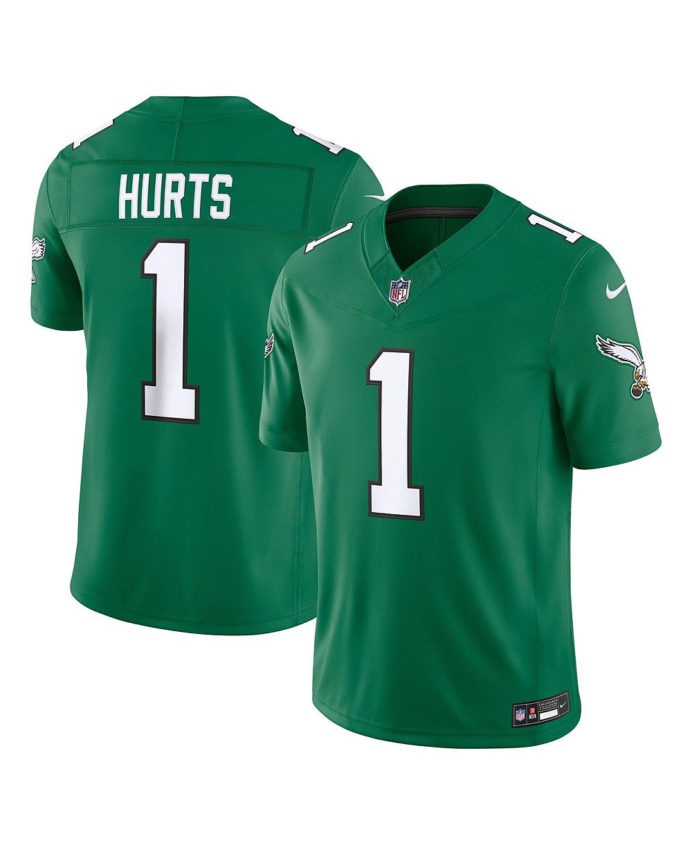 Nike мужская ограниченная версия джерси Philadelphia Eagles Alternate Vapor F.U.S.E. с вышивкой Kelly Green Jalen Hurts