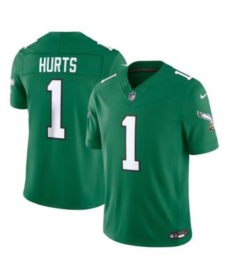 Nike мужская ограниченная версия джерси Philadelphia Eagles Alternate Vapor F.U.S.E. с вышивкой Kelly Green Jalen Hurts