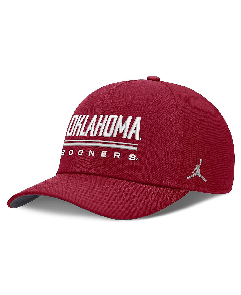 Jordan Men's Crimson Oklahoma Sooners 2026 Sideline Dri-FIT Rise Adjustable Hat
