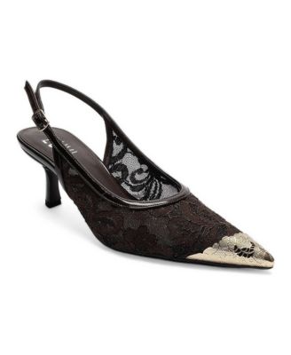 Prologue Shoes Women's Clem Lace Slingback Pump
