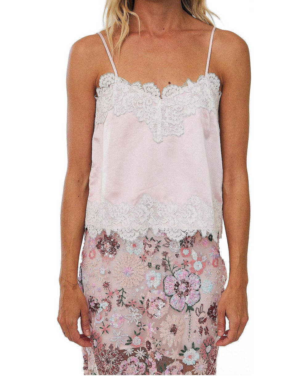CRAS Women's Everly Lace Trim Camisole Top