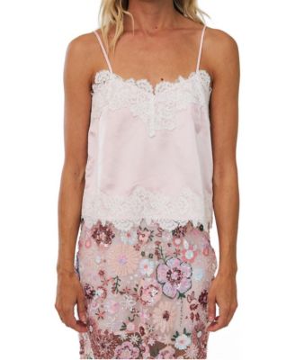 CRAS Women's Everly Lace Trim Camisole Top