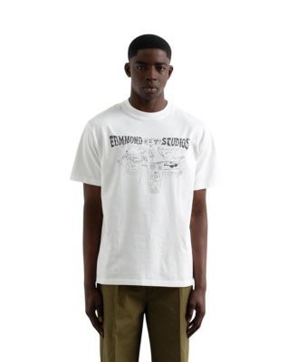 Edmmond Studios Men's Fresh Classics Hand-Sketched Front Print Relaxed-Fit Crewneck T-Shirt