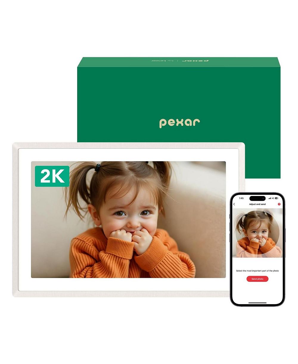 Цифровая рамка для фотографий Lexar Pexar 11" с Wi-Fi и сенсорным экраном, разрешение 2K