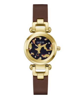 GUESS Women's Quartz Brown Stainless Steel Watch 30mm