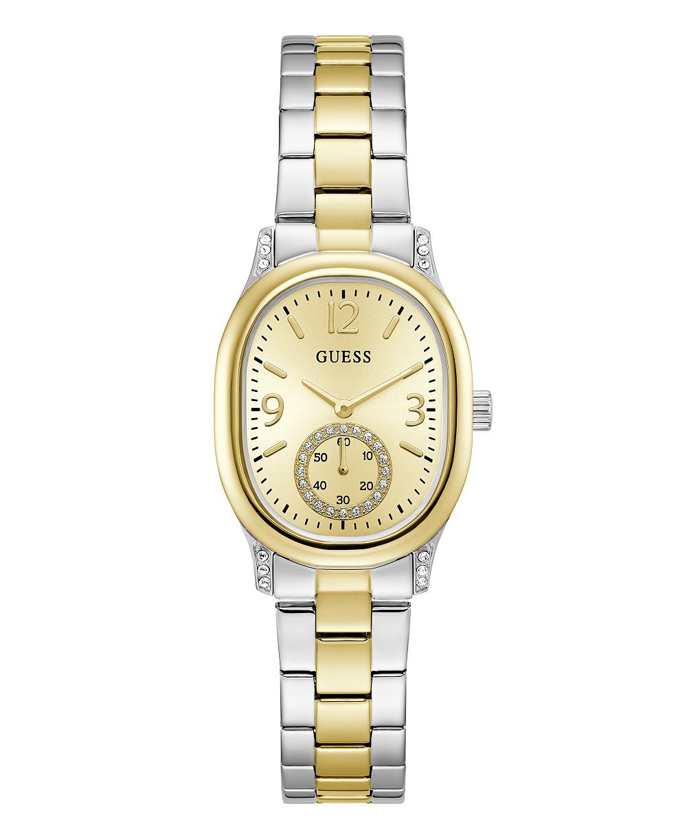 GUESS Women's Quartz Two-Tone Stainless Steel Watch 28mm