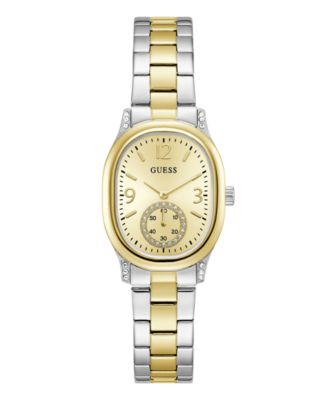 GUESS Women's Quartz Two-Tone Stainless Steel Watch 28mm