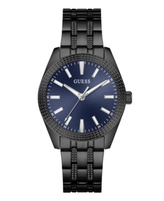 GUESS Men's Quartz Black Stainless Steel Watch 40mm