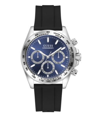 GUESS Men's Quartz Black Stainless Steel Watch 42mm
