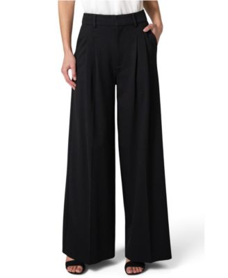 Liverpool Los Angeles Women's Brooke High-Rise Wide-Leg Pleated Trousers