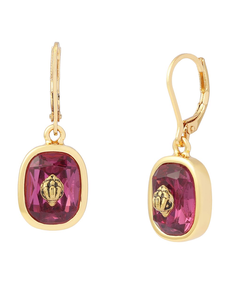 Серьги-капли Kurt Geiger London с имитацией камня в виде орла