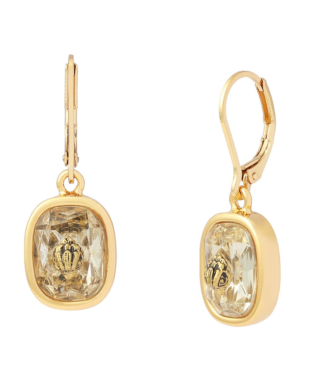 Kurt Geiger London Faux-Stone Signature Eagle Drop Earrings