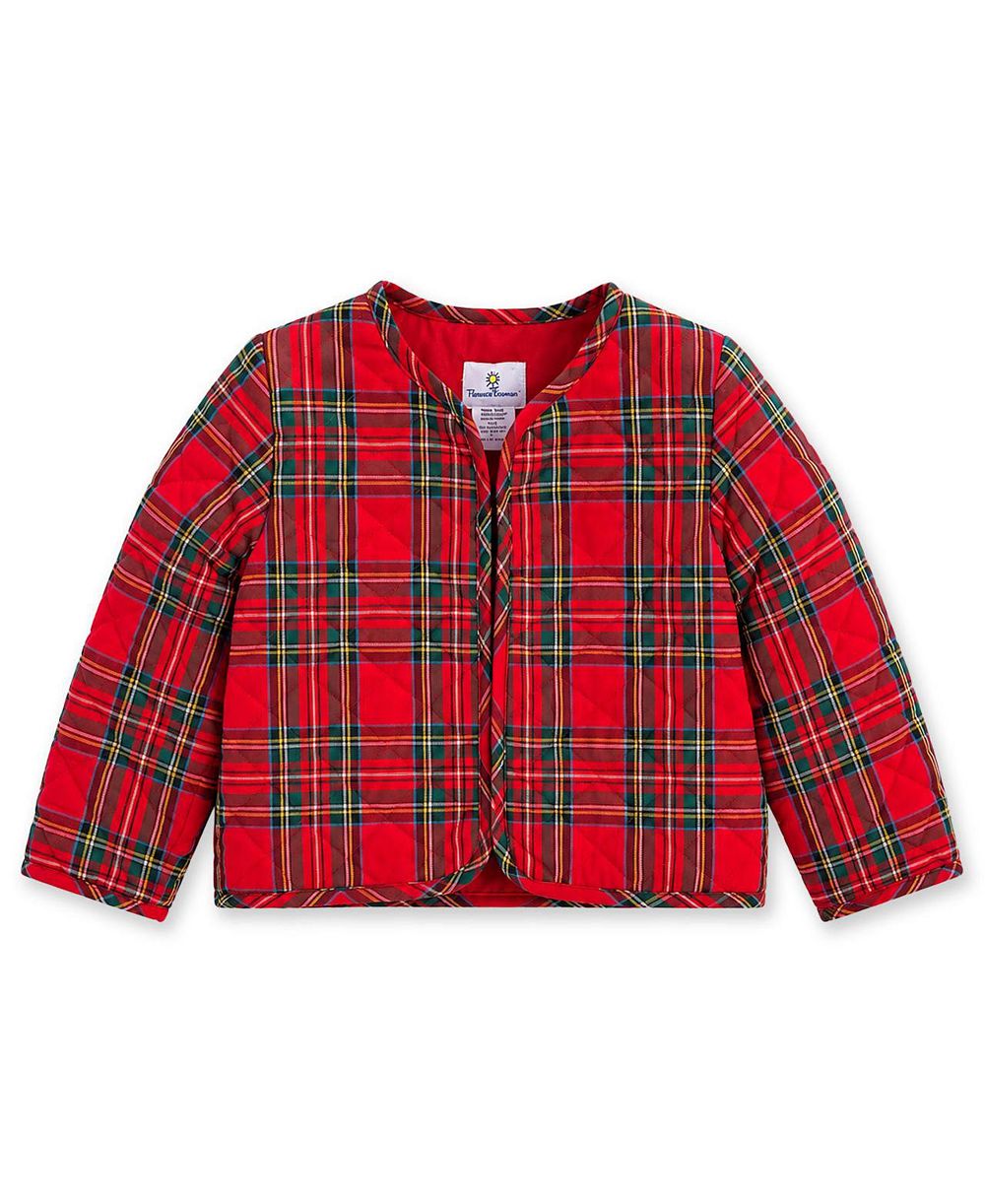 Florence Eiseman Toddler Girls' 2T-5T Plaid-Quilted Jacket