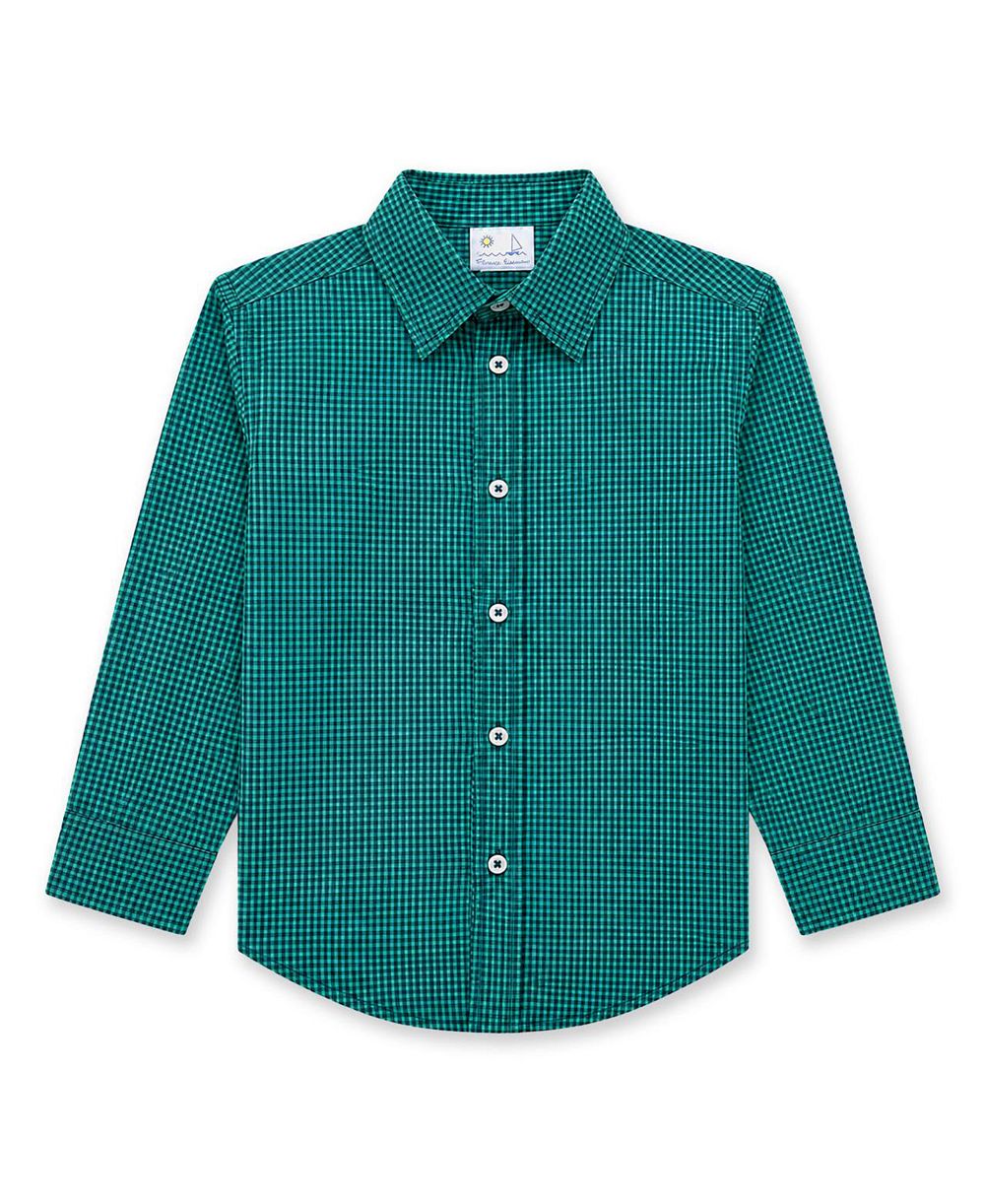 Florence Eiseman Boys' 4-6 Check Long-Sleeve Button-Down Shirt