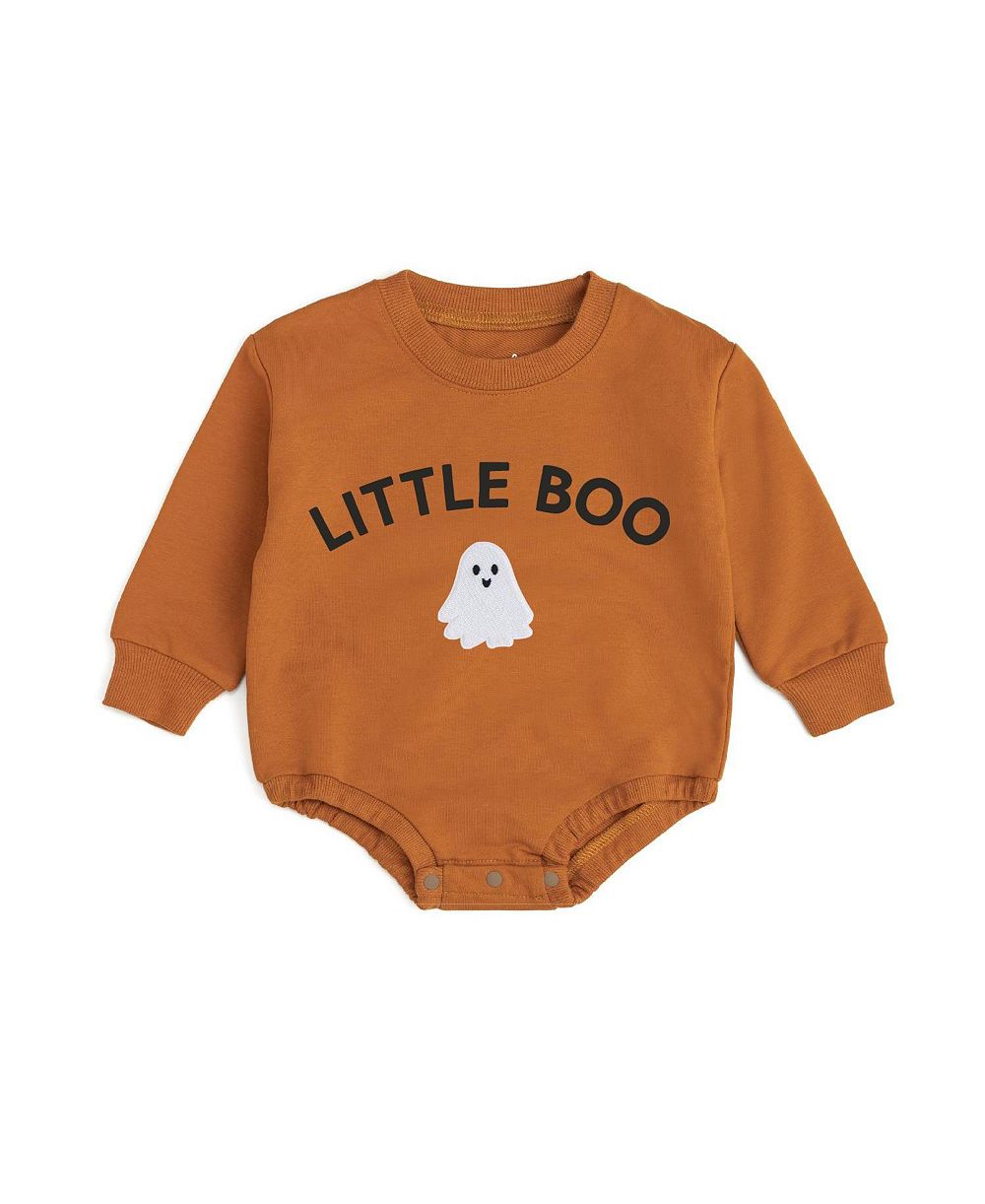 Комбинезон Sweet Wink Baby Boys' Boo Patch с длинным рукавом для Хэллоуина