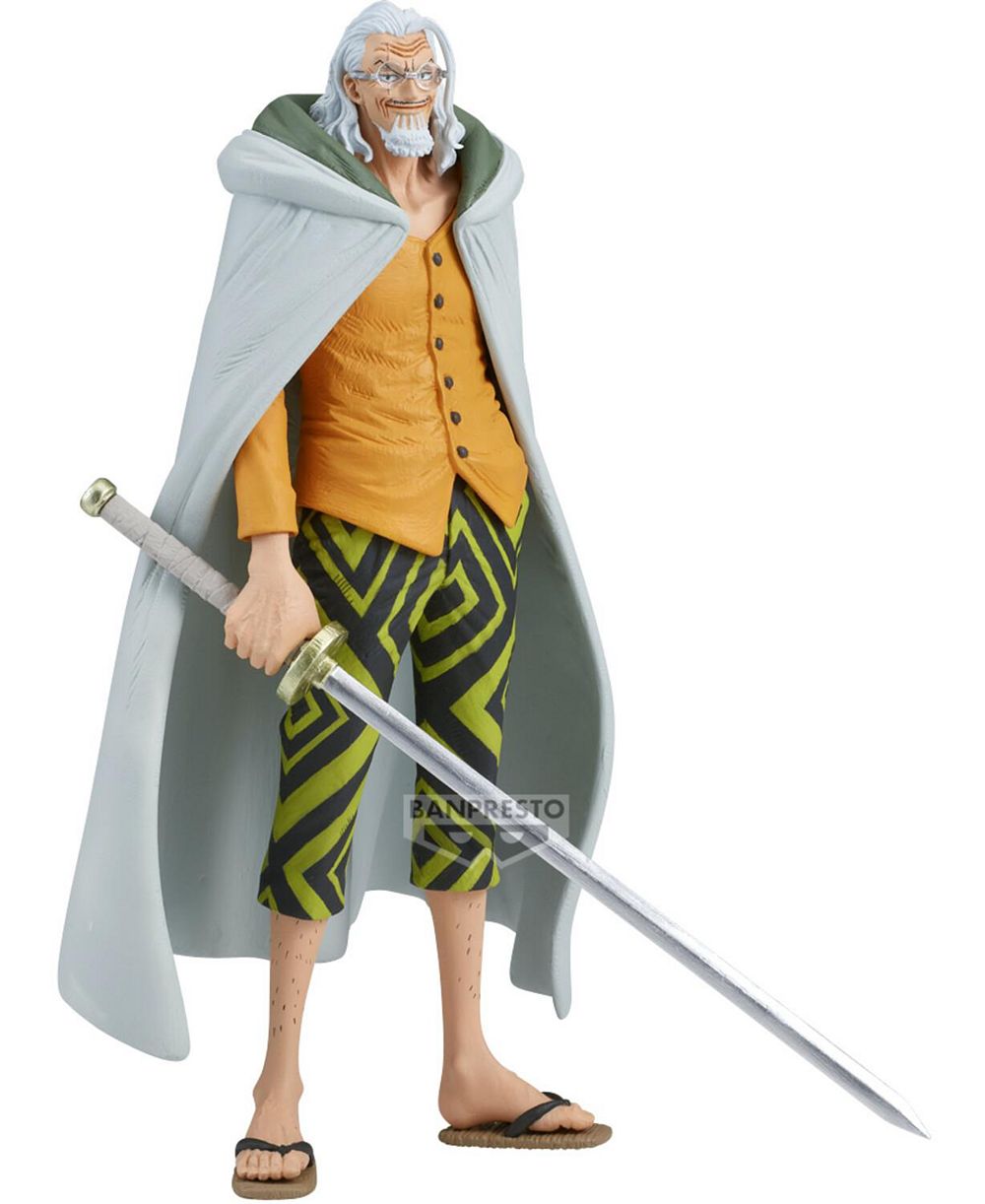 Banpresto One Piece Король Художника Silvers Rayleigh 4.1" Коллекционная Фигурка, Возраст 16+