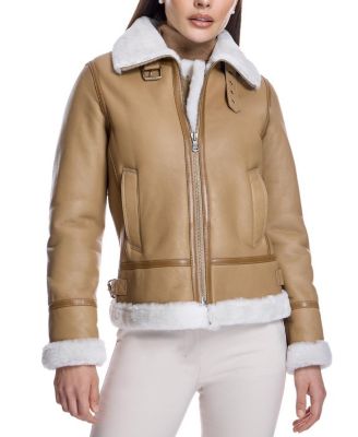 Julia & Stella By Maximilian Women's Shearling Jacket