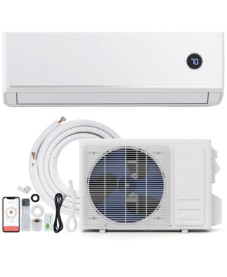Gymax 12000 BTU Mini Split Air Conditioner and Heater 115V 18.1 SEER2 Wifi Enabled