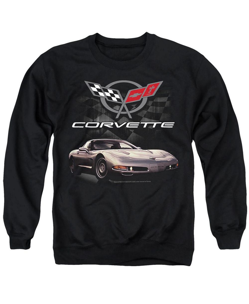 Мужская длиннорукавная кофта Corvette с принтом Checkered Past классического кроя
