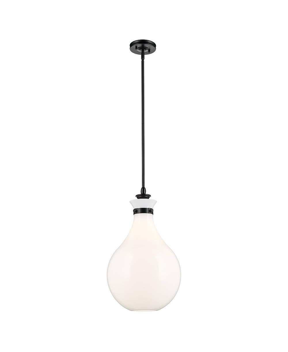 Kichler Laria 14 Inch 1 Light Pendant with Opal Glass