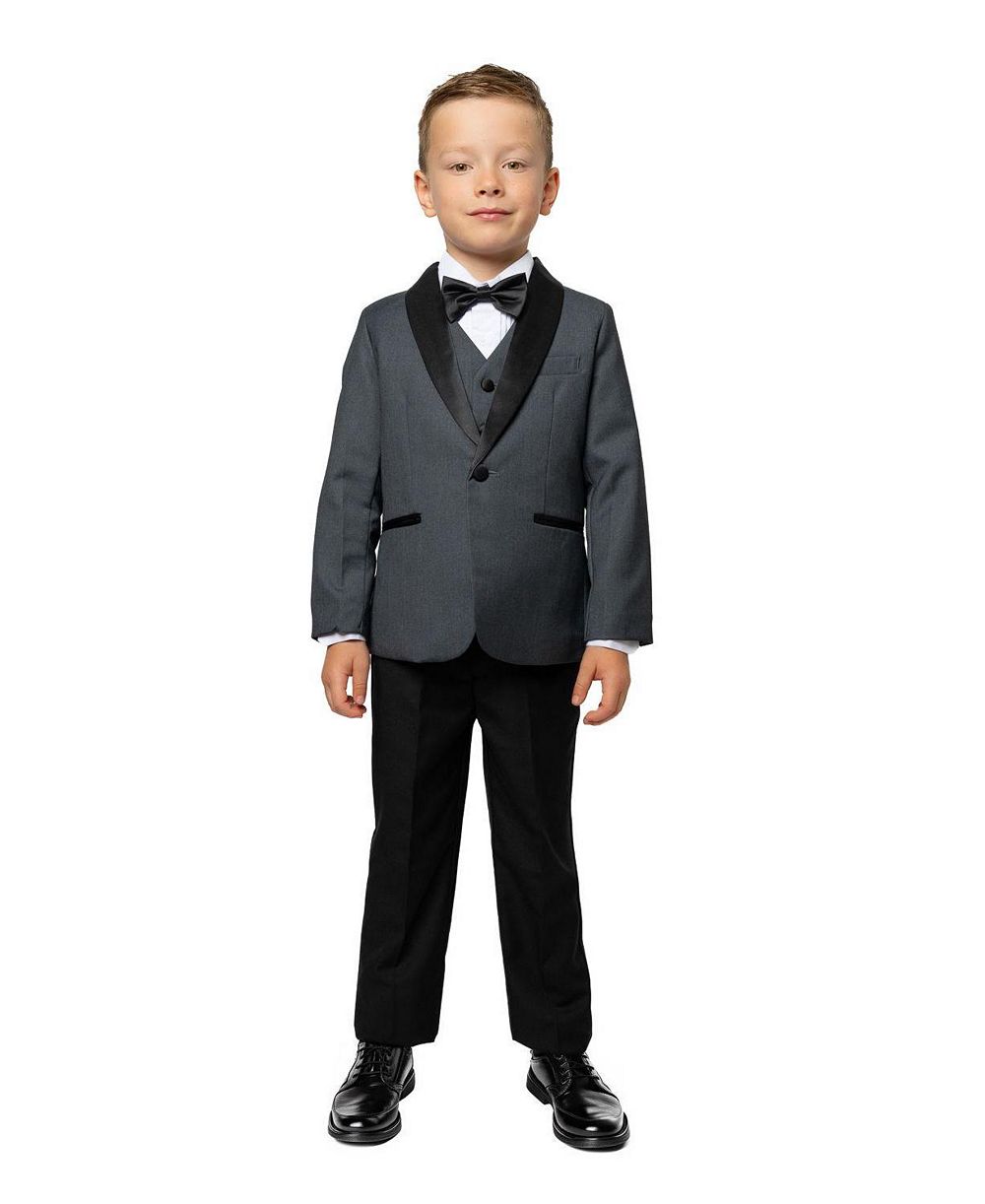 Peanut Butter Collection Малыши мальчики 2T-5T Love and Angels Slim-Fit Jacket, Vest, Pants, Bowtie and Shirt, 5-компонентный набор