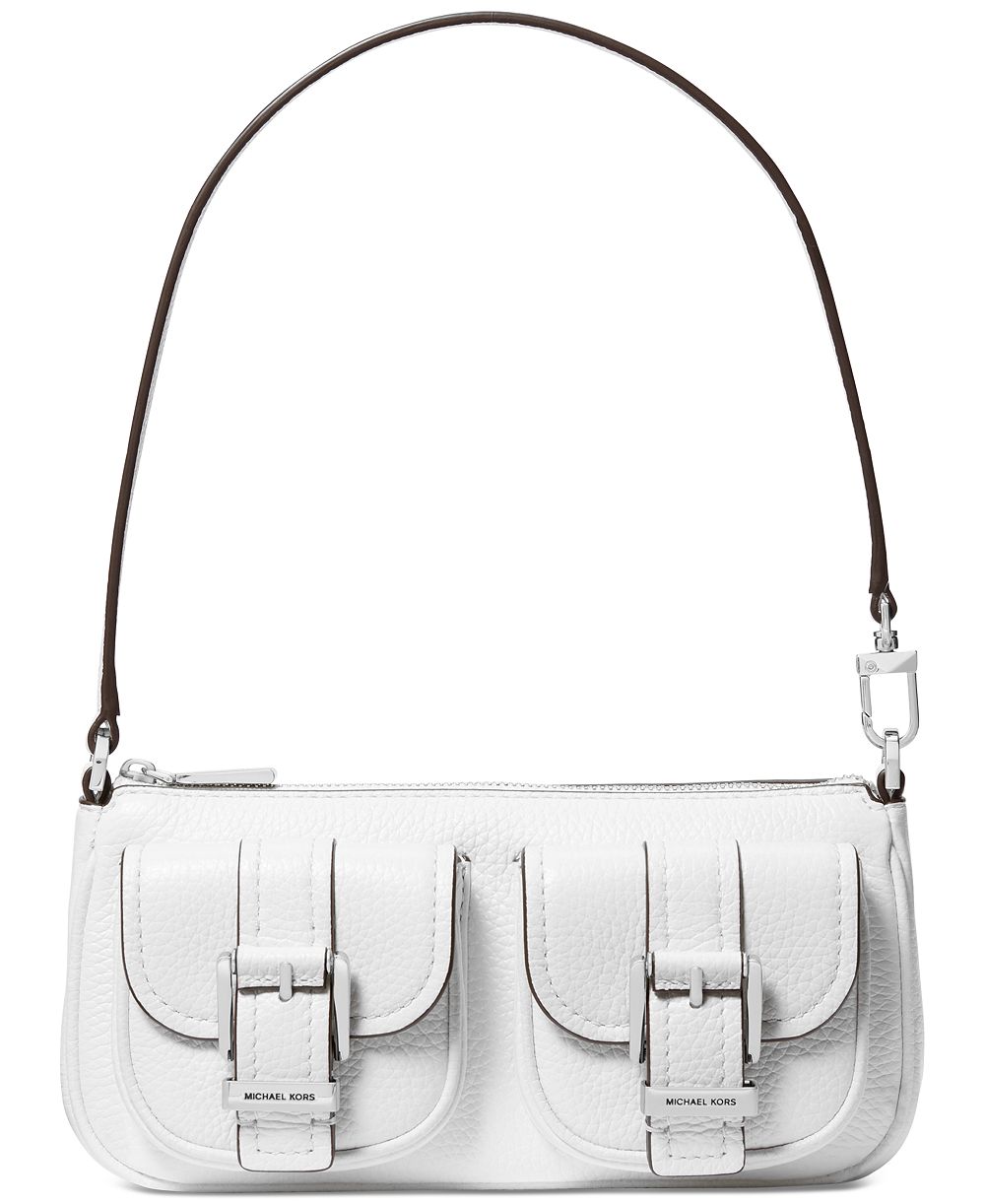Michael Kors Zoe Small Leather Convertible Slim Shoulder Bag