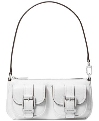 Маленькая кожаная сумка Michael Kors Zoe Slim Shoulder Bag, трансформируемая