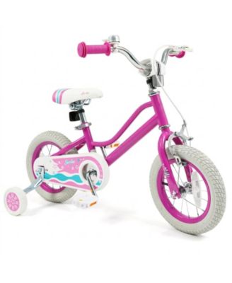 SUGIFT Starlight Wave 12 Inches with Removable Training Wheels and Dual Brake System Kids Bike, 110 lb. Capacity, Ages 3-4